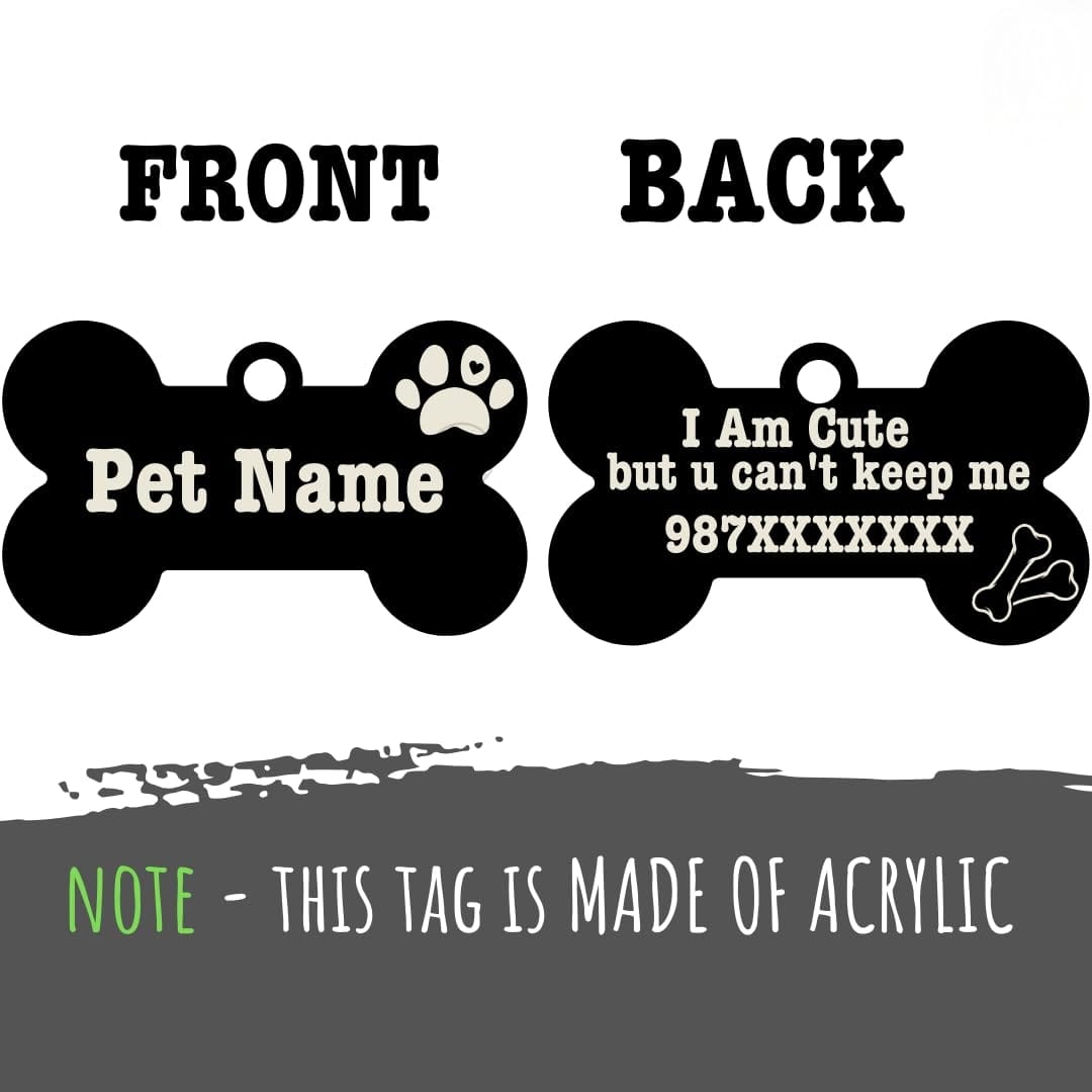 HANDMADE Reflective Dog Collar| Black (Yellow, Large)